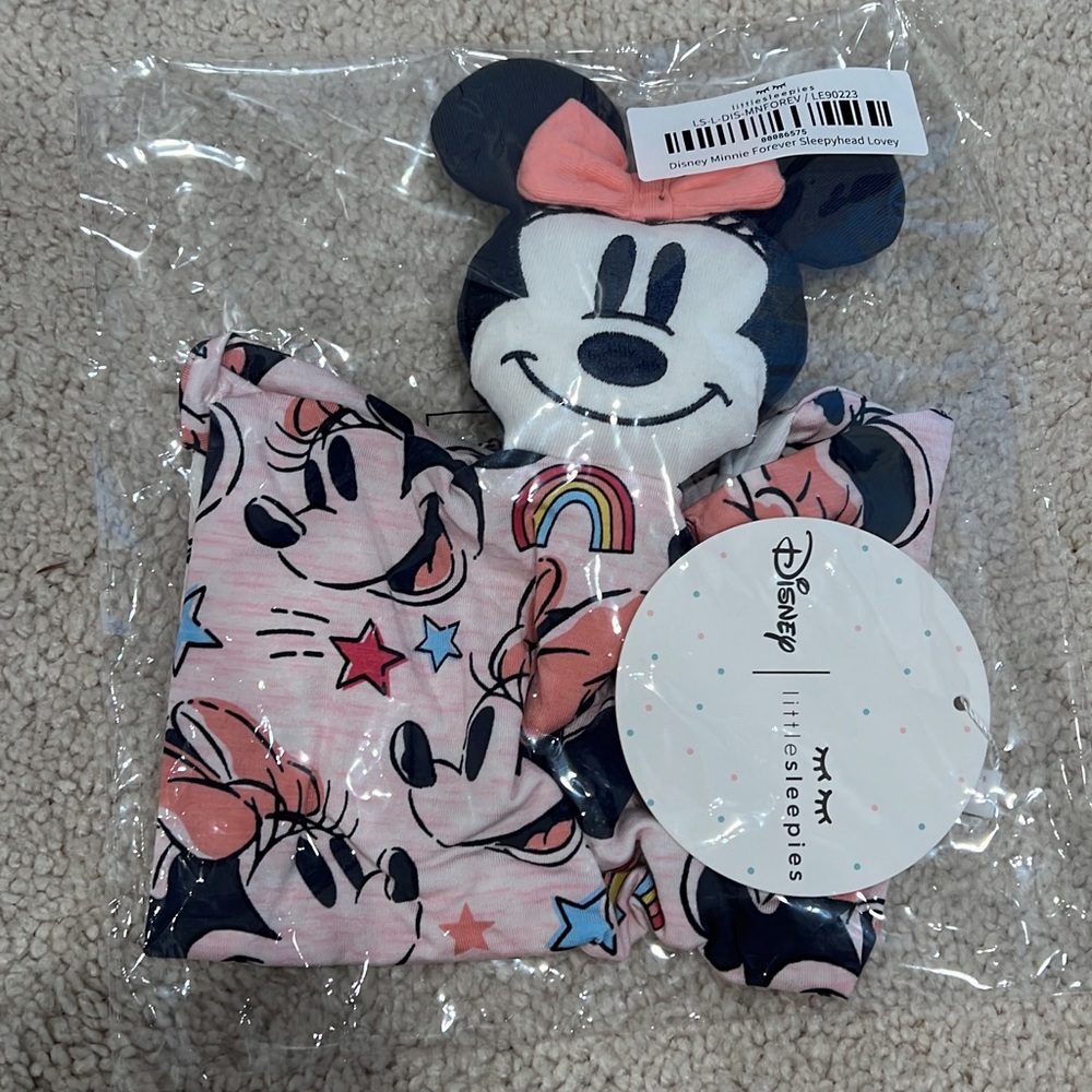 Little Sleepies Minnie Mouse Lovey